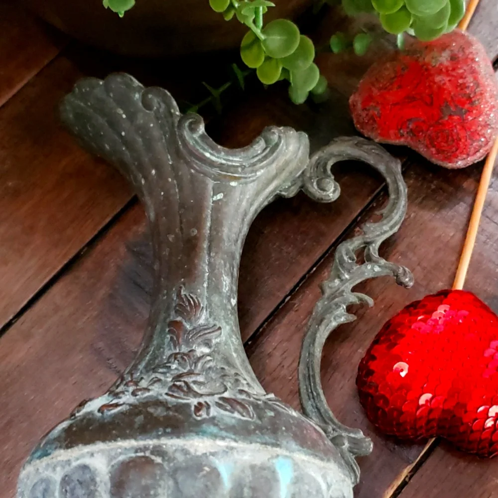 Vintage patinated ewer